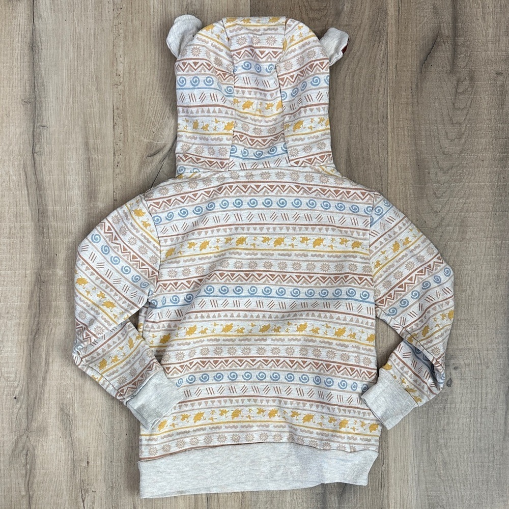 Boxlunch Lion King Patterned Hoodie with Simba Embroidery size 5t - Picture 8 of 8